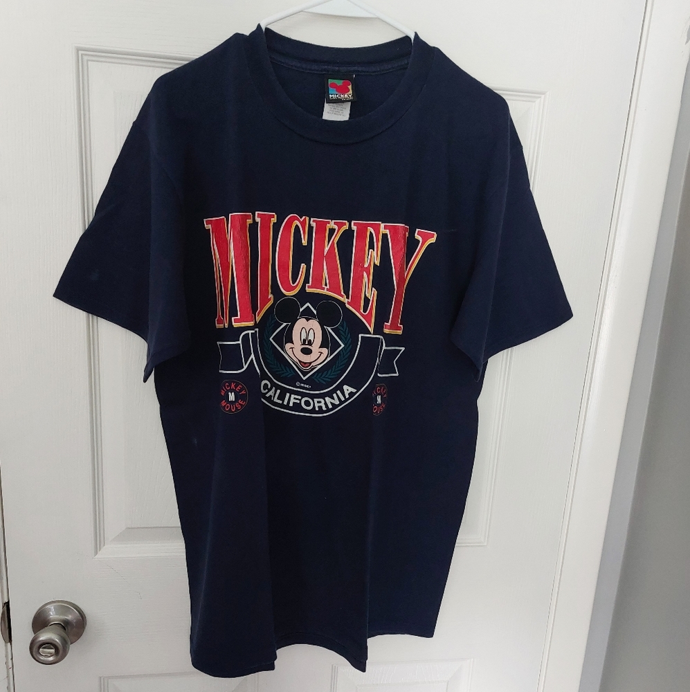 Vintage Navy Mickey California Tee